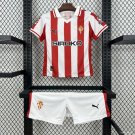 Sporting De Gijon Home 25/26 Kids Jersey