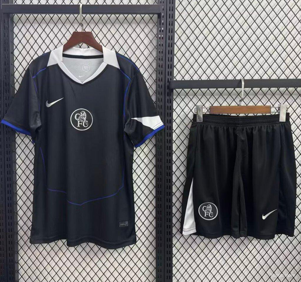 Chelsea Third Black 25/26 Kids Jersey