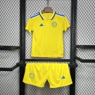 Leeds United F.C. Away 24/25  Kids Kit Soccer Football Futbol Shirt Jersey