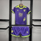 Malaga Away 24/25  Kids Kit Soccer Football Futbol Shirt Jersey