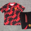 Manchester United Red Black 25/26 Kids Jersey