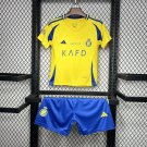 Al-Nassr Home 24/25  Kids Kit Soccer Football Futbol Shirt Jersey