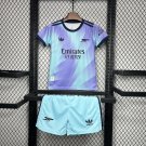 Arsenal Third Away 24/25  Kids Kit Soccer Football Futbol Shirt Jersey