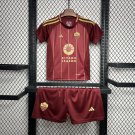 AS Roma Home 24/25  Kids Kit Soccer Football Futbol Shirt Jersey