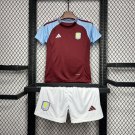 Aston Villa 24/25  Kids Kit Soccer Football Futbol Shirt Jersey