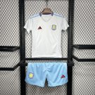 Aston Villa Away 24/25  Kids Kit Soccer Football Futbol Shirt Jersey