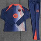 Barcelona Royal Blue Long Sleeve 25/26 Kids Jersey