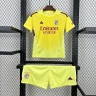 Benfica Yellow Goalkeeper 25/26 Kids Jersey