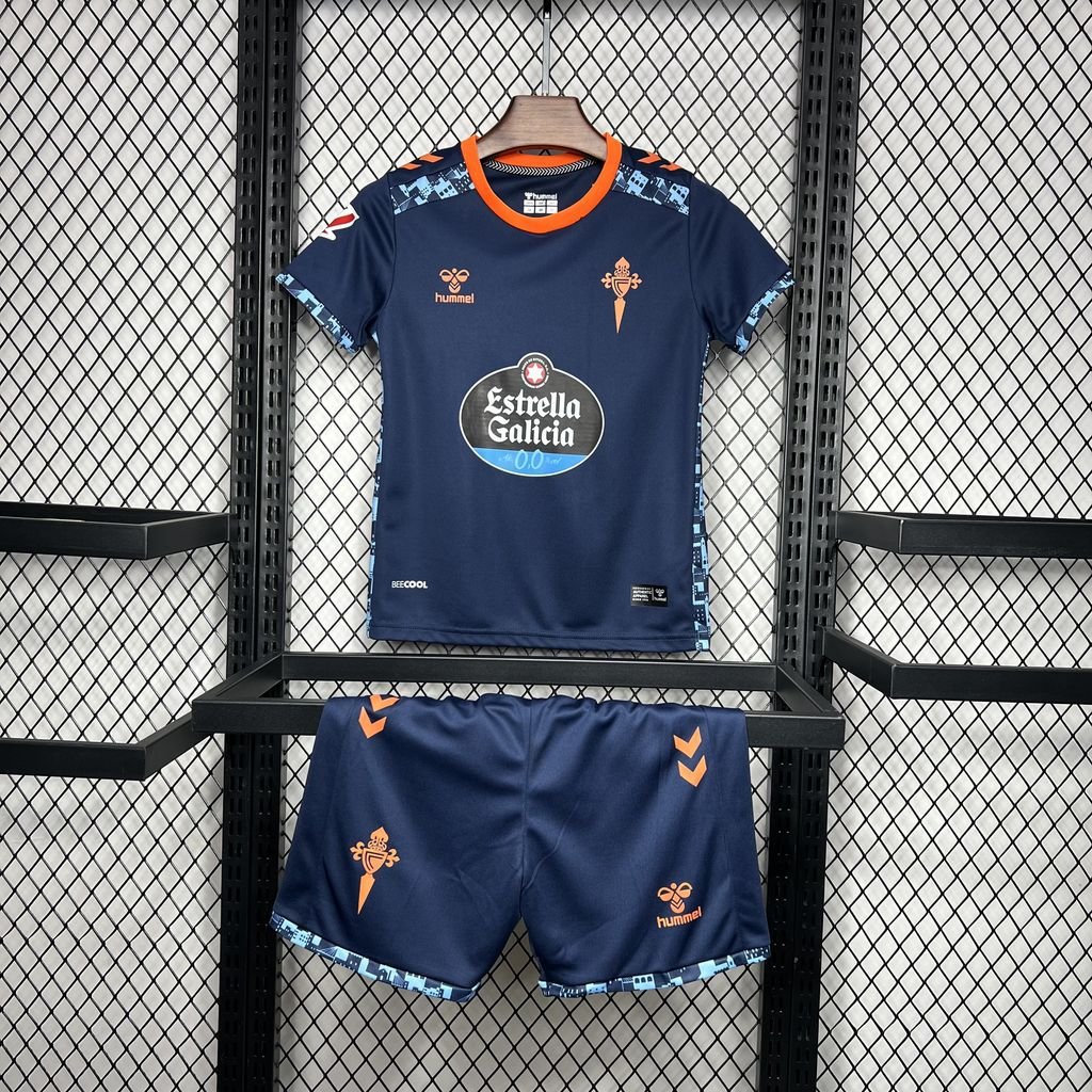 Celta Vigo Away 24/25  Kids Kit Soccer Football Futbol Shirt Jersey