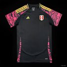 Peru Away Black 2024 Adult Soccer Football Jersey