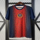 PSG Paris Saint-Germain Navy with Red Ornate Pattern 25/26 Jersey