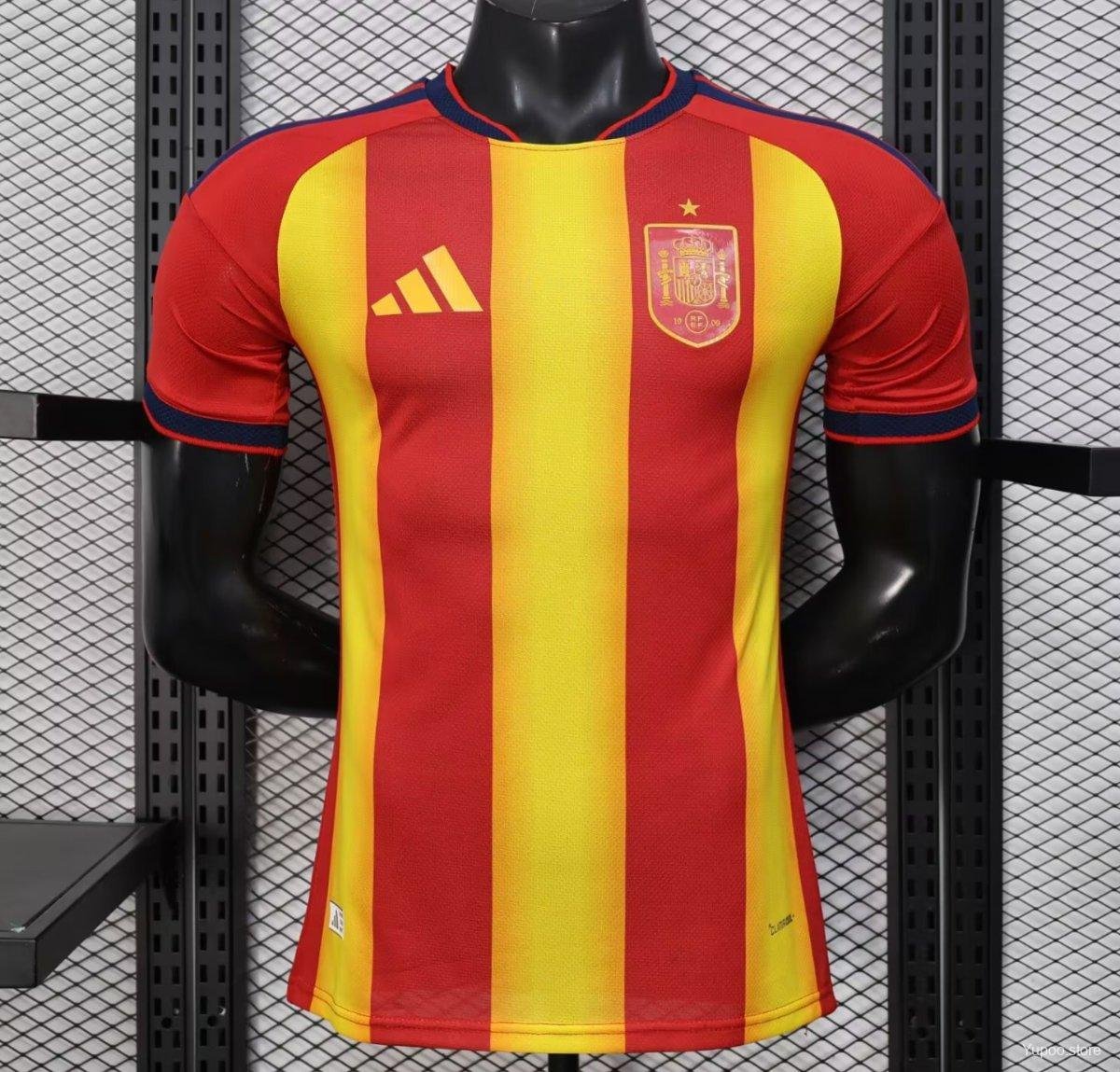 Spain Red_Yellow Pre-Match 2026 Player Jersey