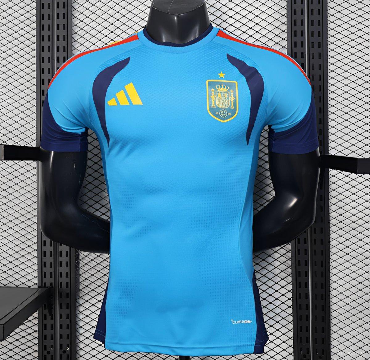Spain Sky Blue Training 2026 Player Jersey