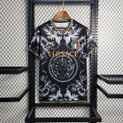 Italy x Versace 23/24 Black Soccer Football Futbol Adults Shirt