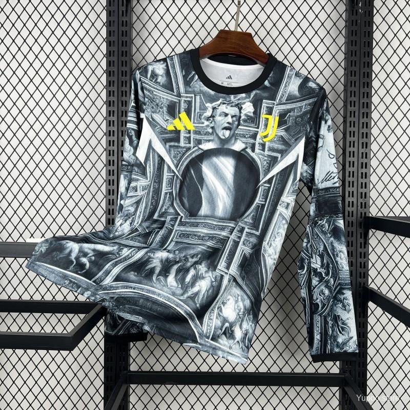 Juventus Del Piero Pre-Match 25/26 Long Sleeves Jersey