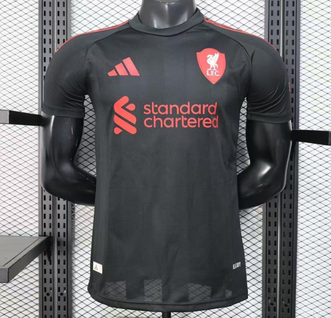 Liverpool Black 25/26 Player Jersey
