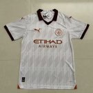 Manchester City Away White 23/24 Soccer Futbol Football Jersey