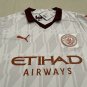 Manchester City Away White 23/24 Soccer Futbol Football Jersey