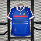 France Home Retro 1998 Soccer Football Futbol Adults Jersey Kit