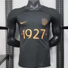 Al-Ahli Black Champion With Golden Sponsor 25/26 Player Jersey