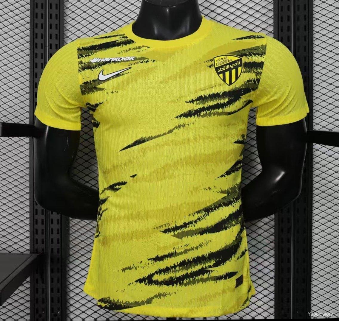 Al-Ahli Saudi Yellow Pre-Match 26/25 Player Jersey