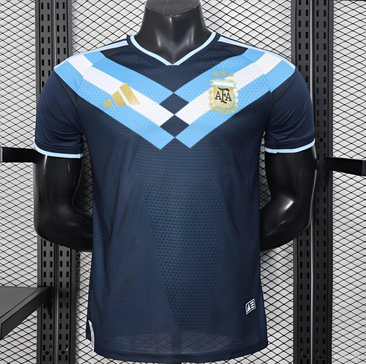 Argentina Away Navy Blue 2026 Player Jersey