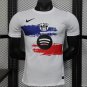Barcelona White with Blue and Red Brush Stroke 25/26 Player Jersey