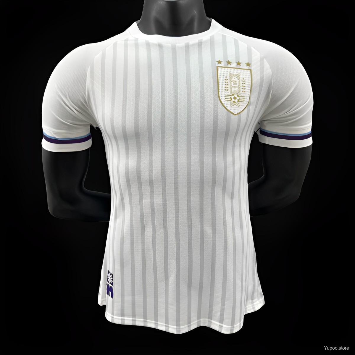 Uruguay Away 2024 Player Authentic Soccer Football Futbol Jersey Kit