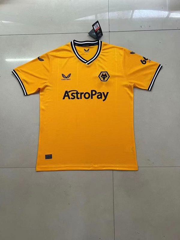 Wolverhampton Wanderers Wolves Home 23/24 Soccer Futbol Football Jersey