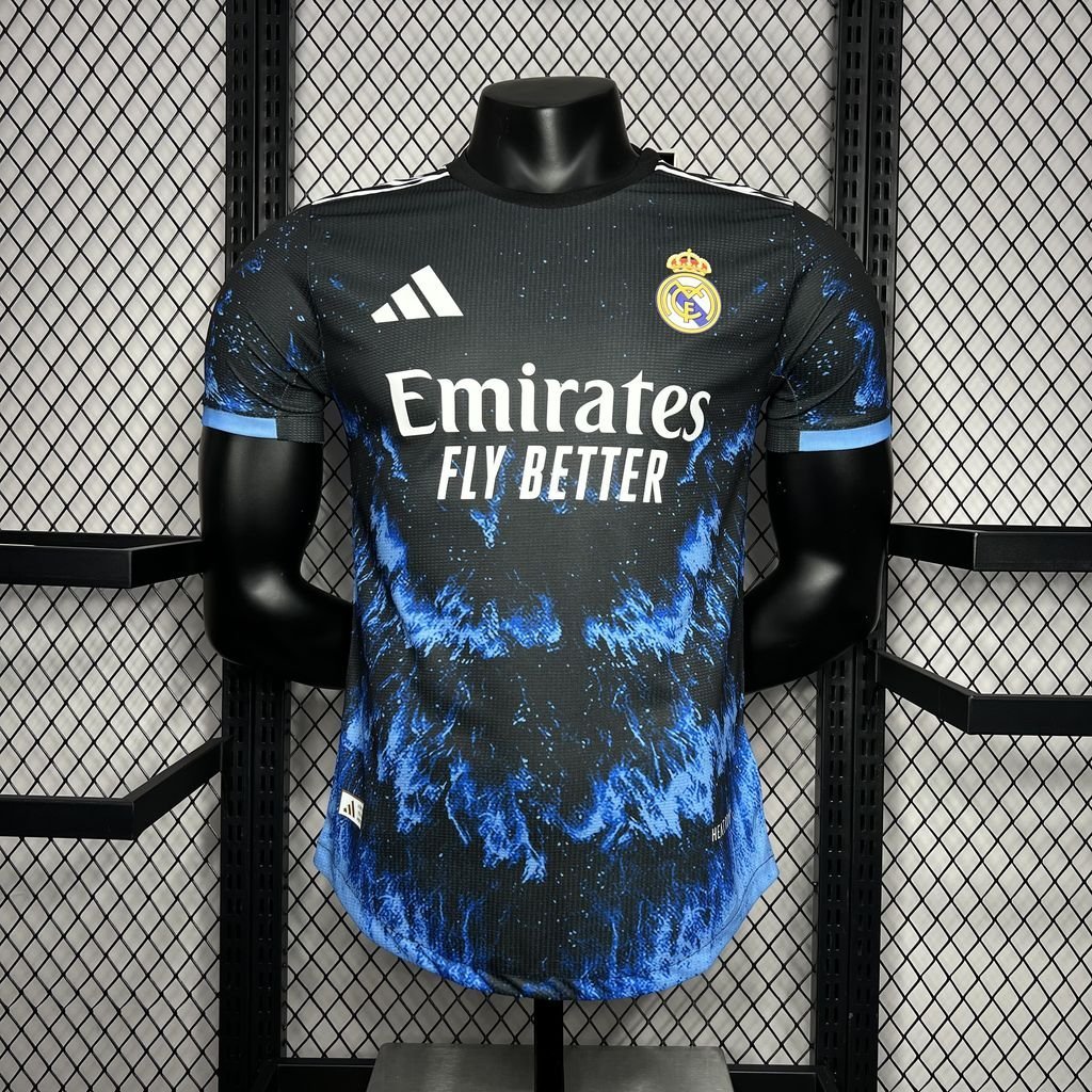 Real Madrid Ocean Blue 24/25 Player Soccer Football Futbol Adults Jersey