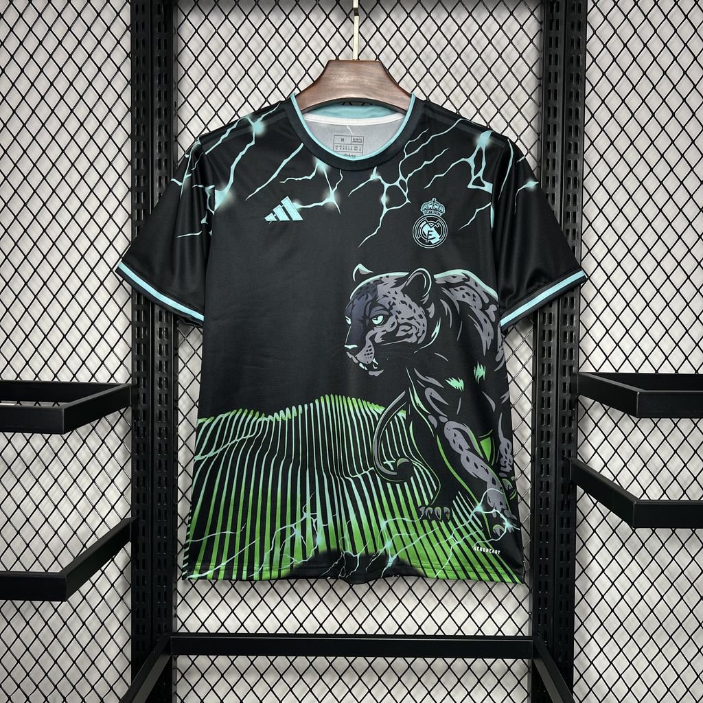 Real Madrid Special Edition Black and green 24/25 Adult Soccer Futbol Football Jersey