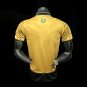 Retro Manchester United 100th Anniversary Edition Gold 2001/02 Adult Soccer Football Jersey