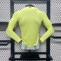 Spain Away Long Sleeve Yellow 2024 Player Authentic Soccer Football Futbol Jersey Kit