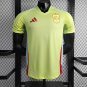 Spain Away Yellow 2024 Player Authentic Soccer Football Futbol Jersey Kit