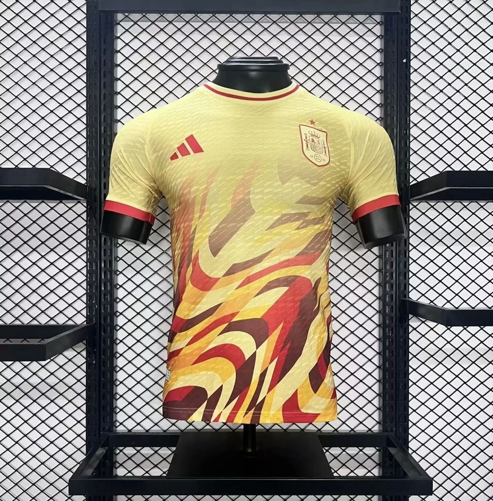 Spain Special Edition Yellow 24/25 Player Soccer Football Futbol Adults Jersey