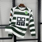 Sporting CP Home Retro 200/1/03 Long Sleeve Adult Soccer Football Jersey