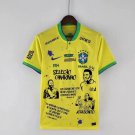 Pele Brazil Retro Tribute Special Version Home World Cup Jersey