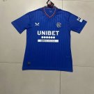 Rangers FC Home Blue 23/24 Soccer Football Jersey Kit