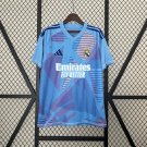 Real Madrid Goalkeeper Blue 24/25 Women Football Futbol Soccer Jersey Shirt