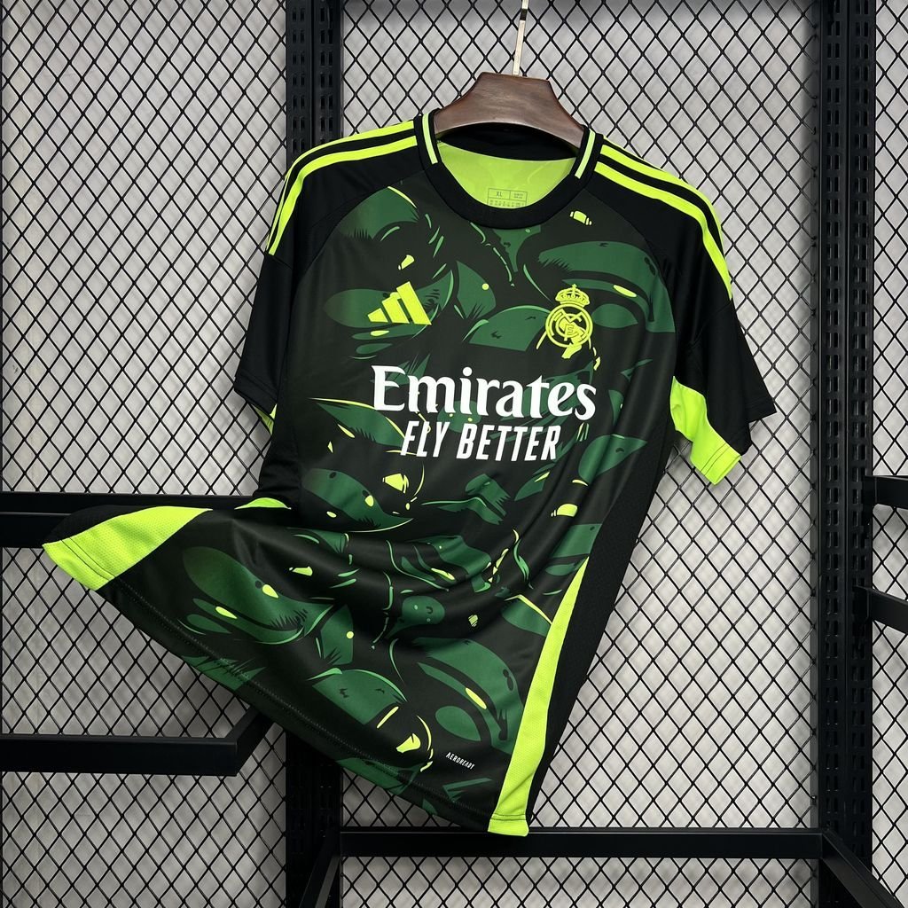 Real Madrid Green and black special edition 24/25 Adult Soccer Futbol Football Jersey