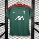 Liverpool Dark Green Pre-match 24/25 Adult Soccer Football Futbol Jersey