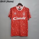 Liverpool Home Retro 89/91 Soccer Football Vintage Jersey