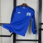 Manchester United Joint Edition Blue Retro 24/25 Long Sleeve Adult Soccer Football Jersey
