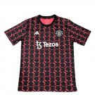 Manchester United Pre-Match Training Red Black 24/25 Soccer Football Jersey