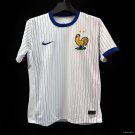 France Away White 2024 Soccer Football Adult Jersey