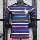 France Training Stripe 2024 Player Authentic Soccer Football Futbol Jersey Kit