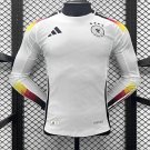 Germany Home Long Sleeve 2024 Player Authentic Soccer Football Futbol Jersey Kit