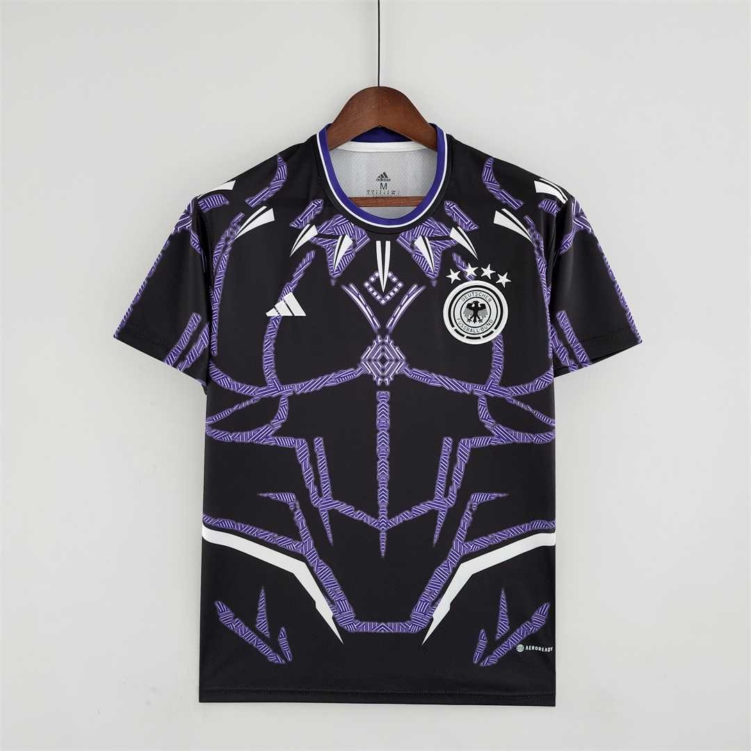 Germany National Team Black Panther Joint Version Soccer Jersey World Cup Qatar 2022 Shirt