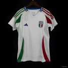 Italy Away White 2024 Women Football Futbol Soccer Jersey Shirt