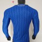 Italy Home Blue Long Sleeve 2026 Player Soccer Football